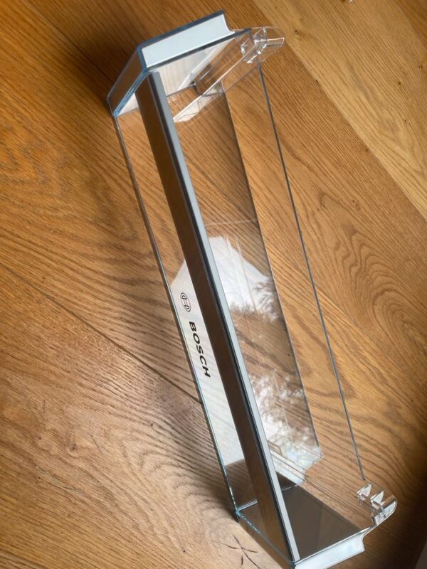 Door rack of the refrigerator BOSCH, SIEMENS with gray color pr. strip, bottom, 470x95x120mm, orig. - Image 2