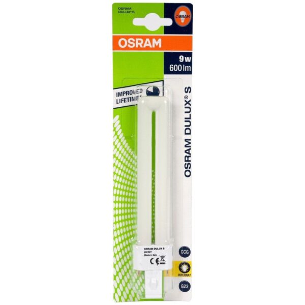 Hood AEG, ELECTROLUX, ZANUSSI fluorescent lamp,OSRAM, 9W, G23 plinth, 2700K - Image 4