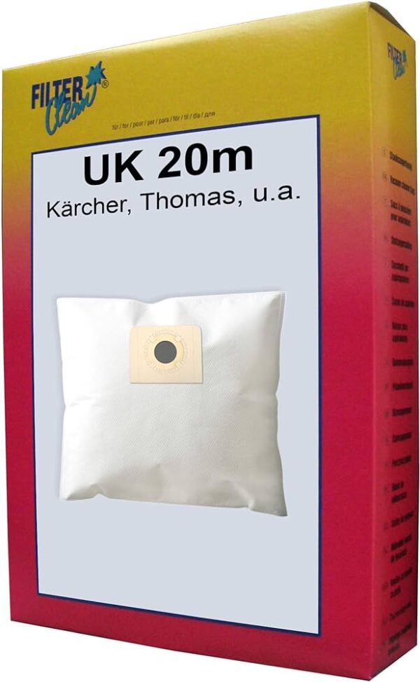 KÄRCHER Vacuum Cleaner Bags,3pcs.alternative.UK20 DUST BAGS X 3 - Image 2