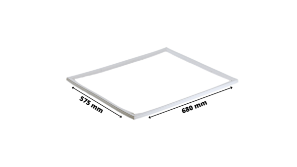 Door gasket AEG, ELECTROLUX, ZANUSSI, ROSENLEW, ZANKER, ATHUR MARTIN, IKEA, PRIVILE, FAURE, 670x563mm, freezer compartment,alternative.