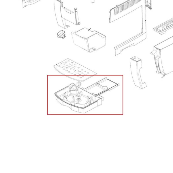 DELONGHI coffee machine drip tray MAGNIFICA S/INTENSA - Image 2