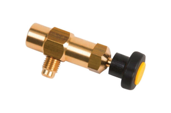 Gas cylinder valve R600, Refco 10612-2, 1/4"SAE", 9881202