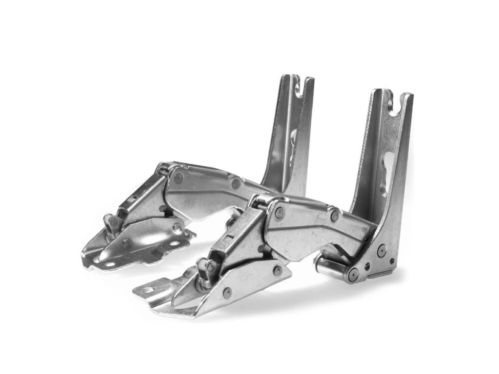 Set of door hinges ELECTROLUX, ZANUSSI, LIEBHERR, refurbishment (reinforcement), set for one door, alternative Hinges for refrigerator doors façade installation kits
