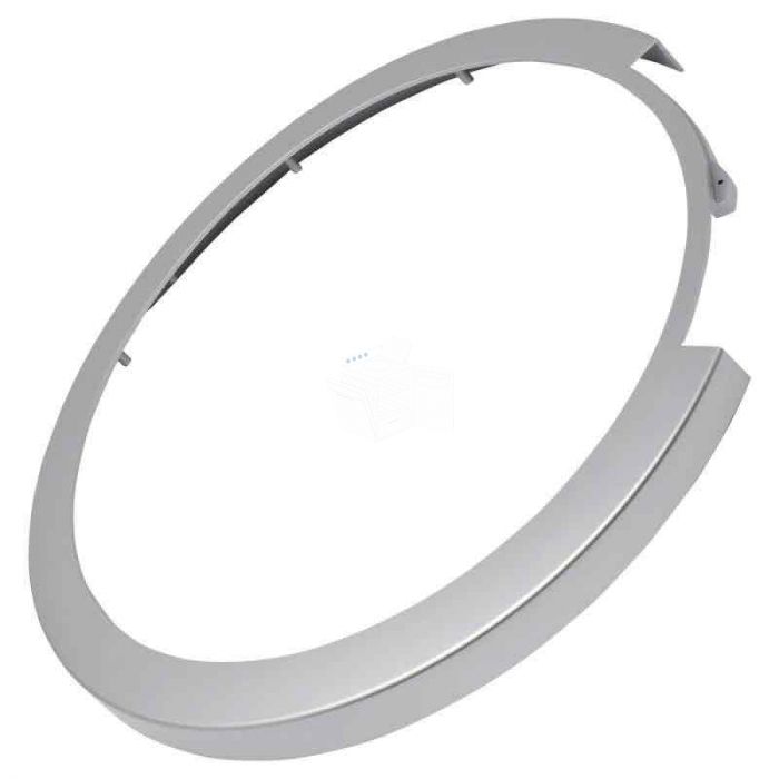 Washing machines BOSCH LOGIXX6 outer (trim) door ring, silver, exterior Ø450mm, interior Ø380mm, orig. Charging door frames and glass for washing machines