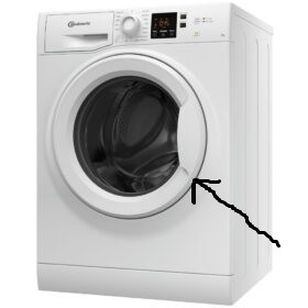 WASHING MACHINE PRIVILEGE,WHIRLPOOL/INDESIT door set Charging door frames and glass for washing machines