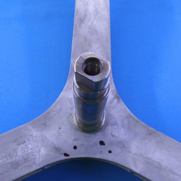 Washing machine SAMSUNG drum cross, bearings 6205 and 6206 and 35X65,55X10/12 gland (purchased separately), axle length - 118mm, 1400rpm, orig. - Image 4