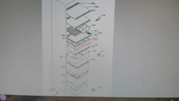 Electrolux / AEG vegetable drawer for the refrigerator - Image 3