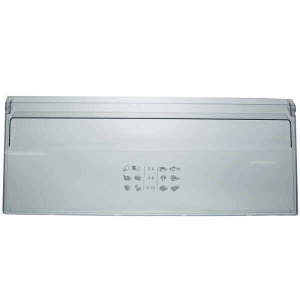 The visor of the refrigerator drawers Atlant, Minsk 470x195, is made in a transparent color.470 * 190 * 22 mm (length * width * thickness) - Image 2