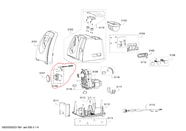 Bosch/SIEMENS meat grinder holder - Image 3