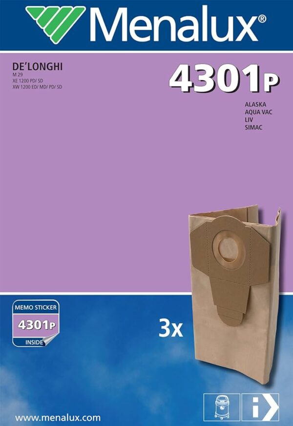 Vacuum cleaner NTS 20 bags 4pcs - Image 2