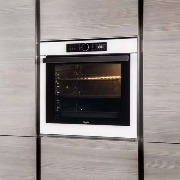 Oven WHIRLPOOL/INDESIT front,outer white glass,orig