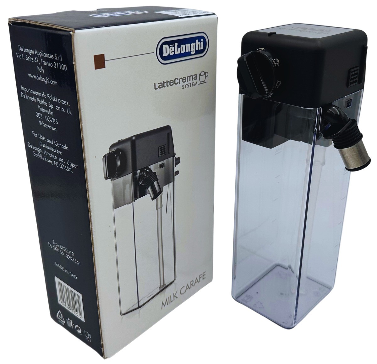 Milk capacity of the DELONGHI coffee machine Filters, sieves and tanks for coffee machines (milk water and others)