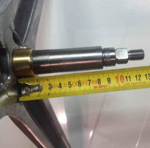 Washing machines AMICA, HANSA, SAMSUNG cross 30mm, axle length 130mm, 6204, 6205 bearing, 30x52x10 seal, orig. - Image 3