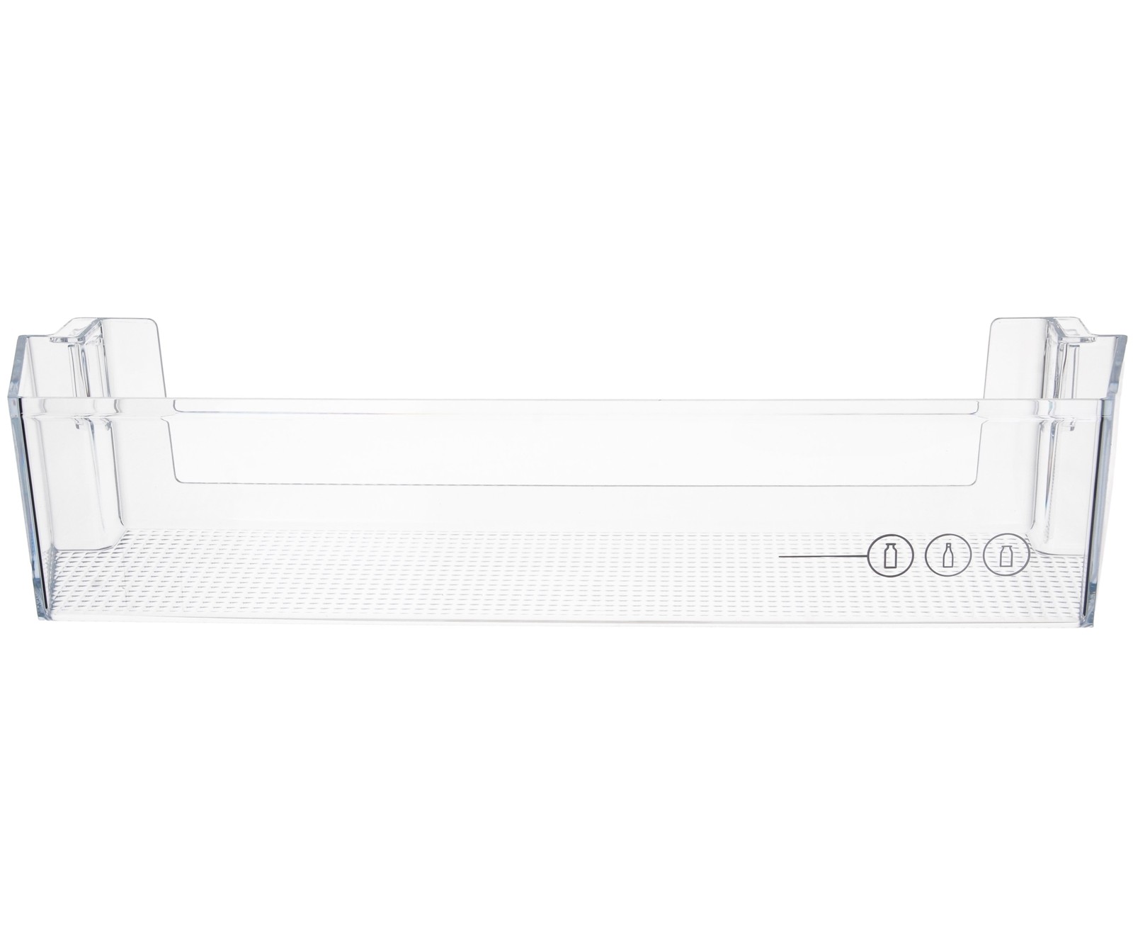 Bottom door rack of the BEKO/GRUNDIG/ARCELIK refrigerator. DOOR SHELF 100MM HOTSTP LOGO ARC1175 Holders for household refrigerators, drawers, shelves and other plastic details