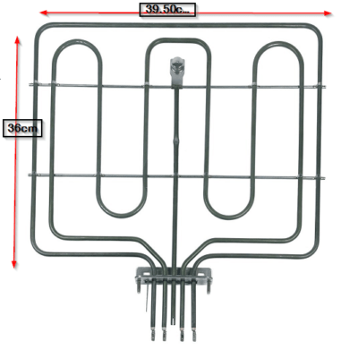 Oven MIELE upper heating element. HEATER ELEMENT 2.15/0.522KW 230/96V Heating elements for ovens