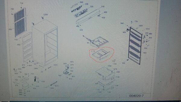 Top drawer of the refrigerator LIEBHERR - Image 2