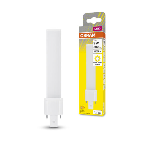 Gartraukio AEG, ELECTROLUX, ZANUSSI liuminescencinė lempa. DULUX LED S EM & AC MAINS V 4W 830 G23, originalas - Image 2