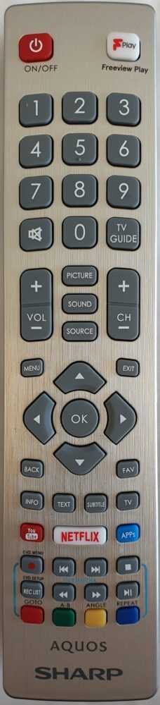 Televizoriaus SHARP pultelis Parts of TVs, gate air controls, etc.