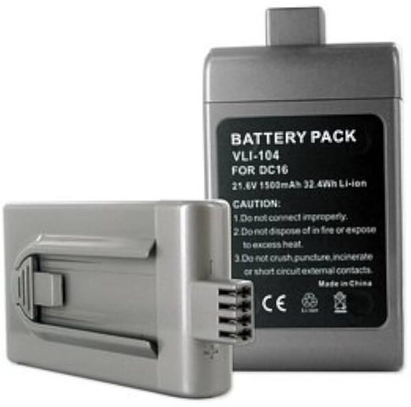 Dulkių siurblio DYSON akumuliatorius,alternatyva.21,6V-2000MAH ACCU ALTERNATIVE FOR DYSON DC16