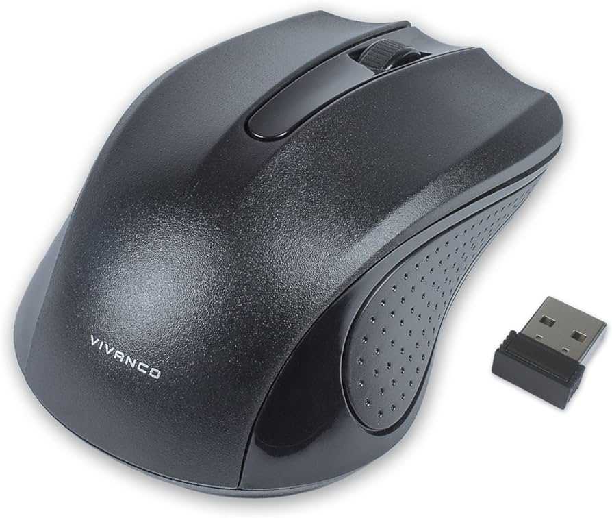 Kompiuterio pelytė.IT-MS RF 1000 USB WIRELESS MOUSE, BLACK, 1000DPI Wi-Fi adapters for computers, tablets (iPad, Tab) parts