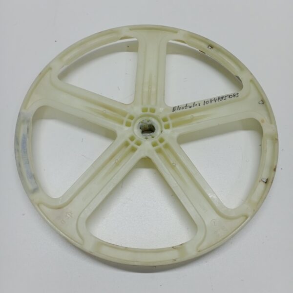 Skalbimo mašinos AEG, ELECTROLUX, FAURE, ZANUSSI diržo ratas (skriemulys) orig.. PULLEY,PLASTIC,Ø273MM,DSP