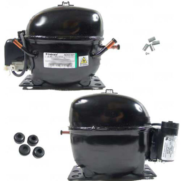 Kompresorius EMBRACO NEK6160Y, R600,  prie -15°C - 291W, prie 5°C - 464W