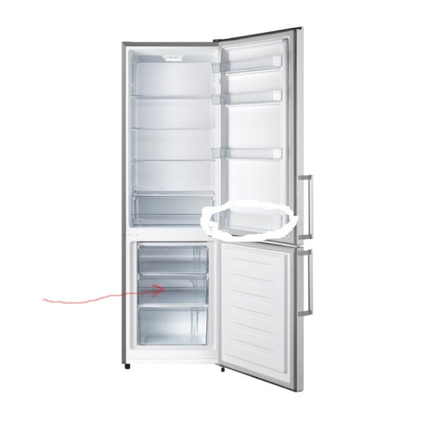 Šaldytuvo HISENSE/GORENJE,AMICA viršutinis,vidurinis šaldiklio zonos stalčius,385X376X160 mm,orig. - Image 3