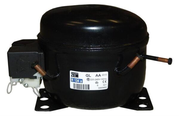 Kompresorius GL99AA ACC, Cubigel, Huayi, Electrolux, ZEM, R134A, šaldiklinis -35 C to -10 C, 1/4HP, 23,3C-238W, analogas NL10FT