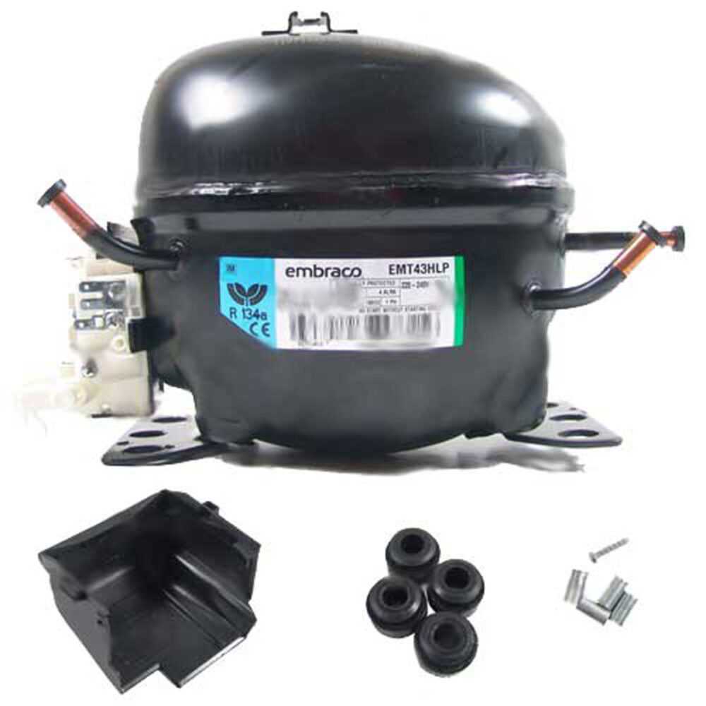 Kompresorius ASPERA EMT43HLP/EMY3111Z, LBP-R134a, R507, 220-240V/1/50Hz , 133w, šaldiklinis Automotive parts of refrigerated freezers for domestic industrial refrigeration equipment