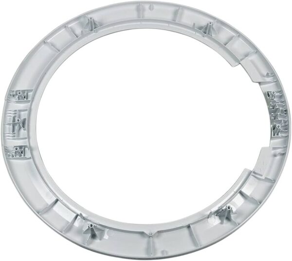 Skalbimo mašinos WHIRLPOOL/INDESIT įkrovos durelių priekinis rėmelis,orig.GLASSDOOR FRAME WHITE