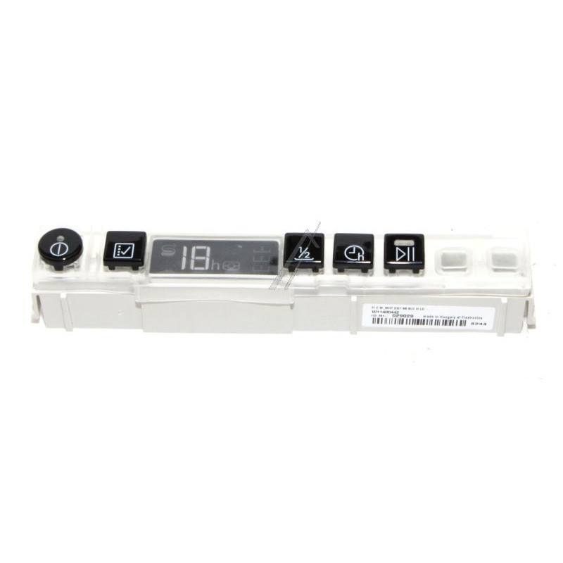Indaplovės IKEA,WHIRLPOOL/INDESIT displėjaus plokštė. INTERFACE C+ WHT DGT 7B INX MZ D Modules for the electronic board of the dishwasher