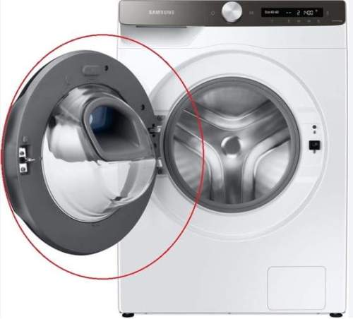 Skalbimo mašinos SAMSUNG durelės komplekte,orig. Charging door frames and glass for washing machines