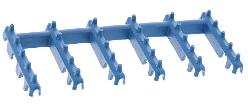 Indaplovės ELECTROLUX / AEG vidurinio krepšio laikiklis, 170×75,5×17,5,orig. SOFT LUGS, BLUE, 170X75,5X1 Dishwasher wheels, grills and holders for dish bags
