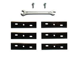 ROBOTO ŽOLIAPJOVĖS PEILIUKAI grūdinti ALKO  – RINKINYS 6 VNT.  Ilgis: 91 AL-KO, BOSCH ROTAK, GARDENA Spare parts for trimmers, trimmers, saws, water pumps and hydrophores