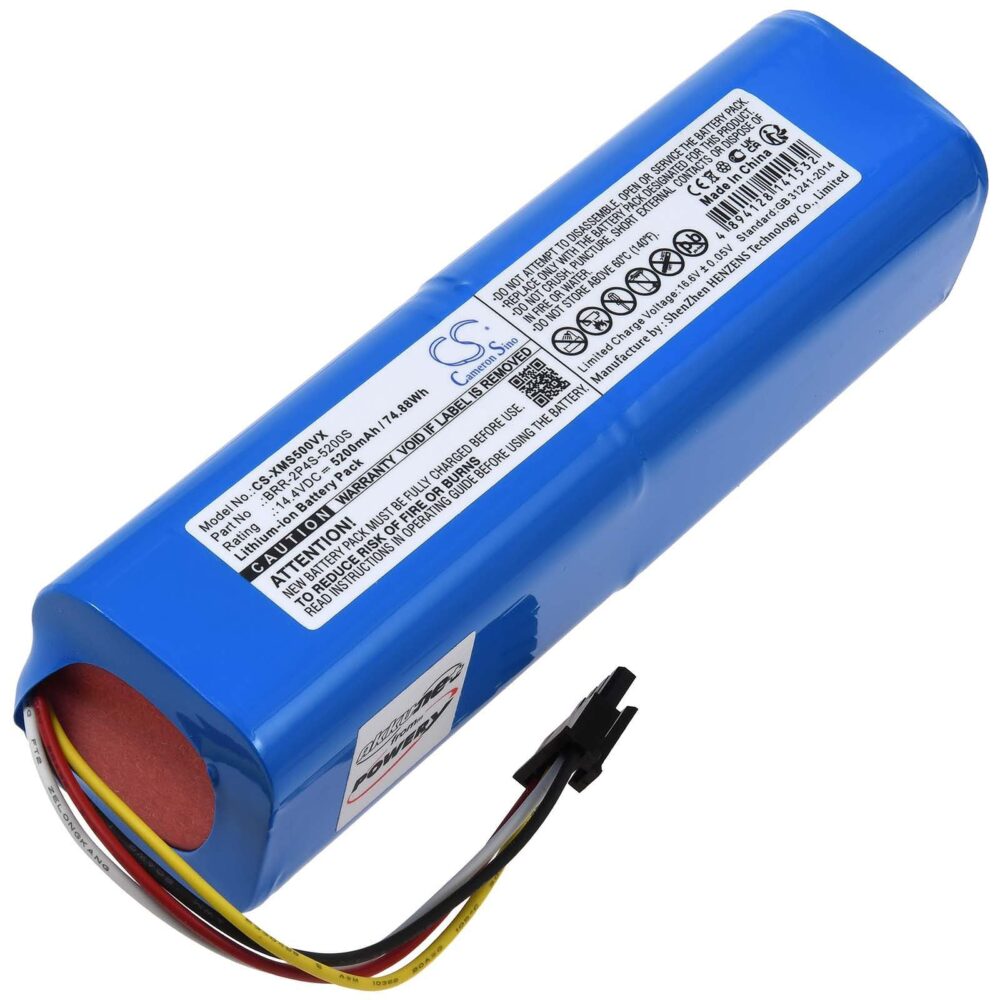 14,4V-5200MAH LI-ION STAUBROBOTER AKKU ALTERNATIV FÜR CECOTEC Vacuum cleaner motors batteries battery chargers