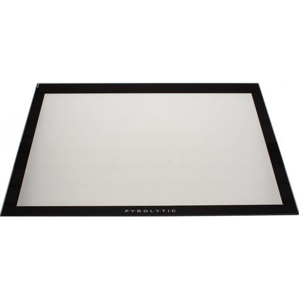 Orkaitės FAGOR, BRANDT, GORENJE,DEDIETRICH vidinis orkaitės stiklas, su pirolizės funkcija “Pyrolytic”, 492x382mm, orig. Oven door glazing ,hob glassceramic surfaces