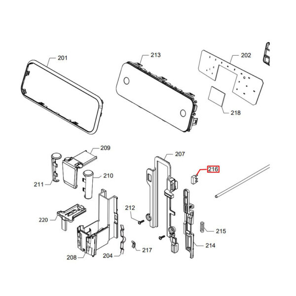 Kavos aparato SAECO,PHILIPS jungtukas.STECKVERBINDER MIKROSCHALTER TÜR OMN UL BAUGRUPPE - Image 2