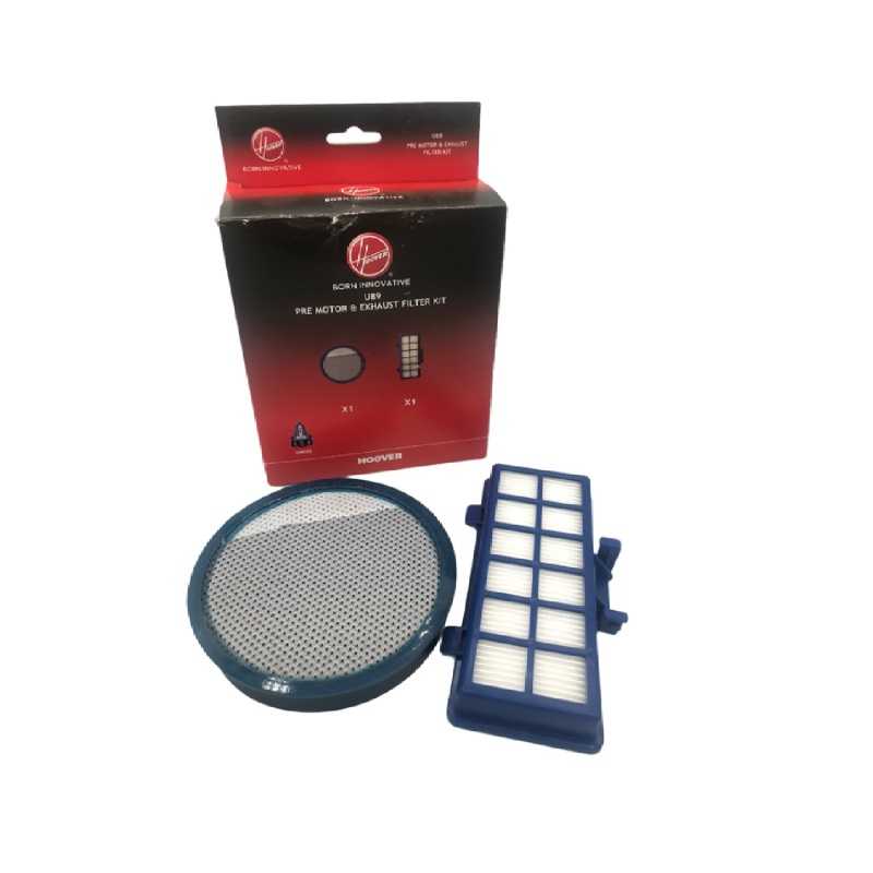 Dulkių siurblio CANDY/HOOVER filtrų komplektas. U89 FILTER KIT Vacuum cleaner brushes, hoses,Hepafilters and bags
