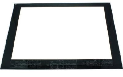Orkaitės WHIRLPOOL/INDESIT vidinis durų stiklas, 52.5cm x 40.7cm,orig. Oven door glazing ,hob glassceramic surfaces