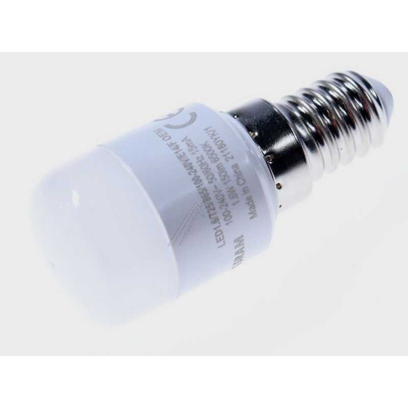 Šaldytuvo BOSCH/SIEMENS lemputė,230V 1.6W E14 Šaldytuvo BOSCH/SIEMENS lemputė,230V 1.6W E14 Led-backlight caps for electric stoves, microwave ovens and refrigerators, etc.