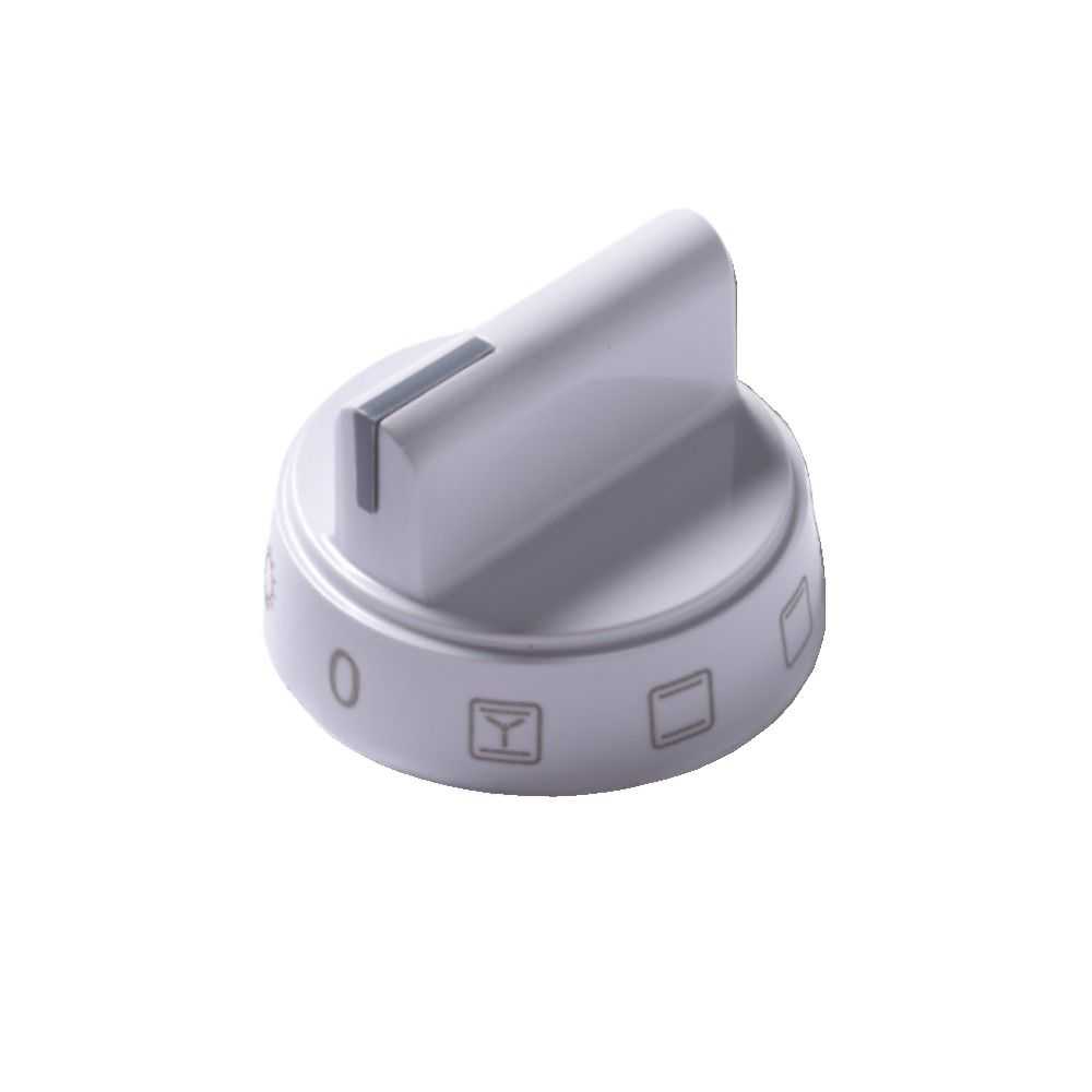 Viryklės AMICA,HANSA padėčių rankenėlė. Knob Code1_E/09.10572.00 White Handles and door handles for electric and gas stove ovens