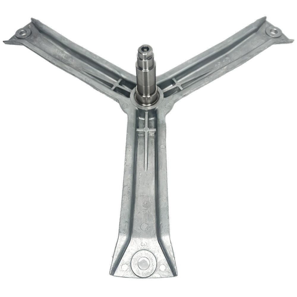 Skalbimo mašinos BOSCH/SIEMENS būgno kryžmė ,ašis.Guolis 6204,6205 ,riebokšlis  30X52X10/12 užsakomi atskirai Crossings of washing machines