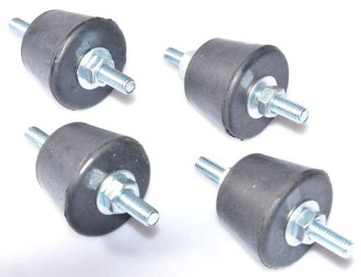 Oro kondicionieriaus vibracijos slopintuvai, guminis, D=40x30mm x H=25mm, M8x18mm, M=150KG Oro kondicionieriaus vibracijos slopintuvai, guminis, D=40x30mm x H=25mm, M8x18mm, M=150KG Inflatable capacitors and other accessories for industrial refrigerators