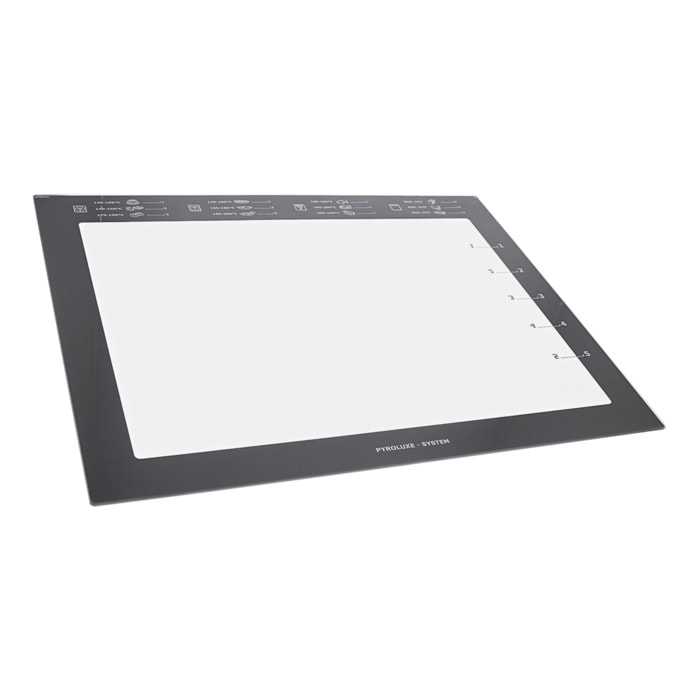 Orkaitės ELECTROLUX / AEG vidinis stiklas,50,4×39,2cm,orig. Glass, silkscreened, 504x392mm Oven door glazing ,hob glassceramic surfaces