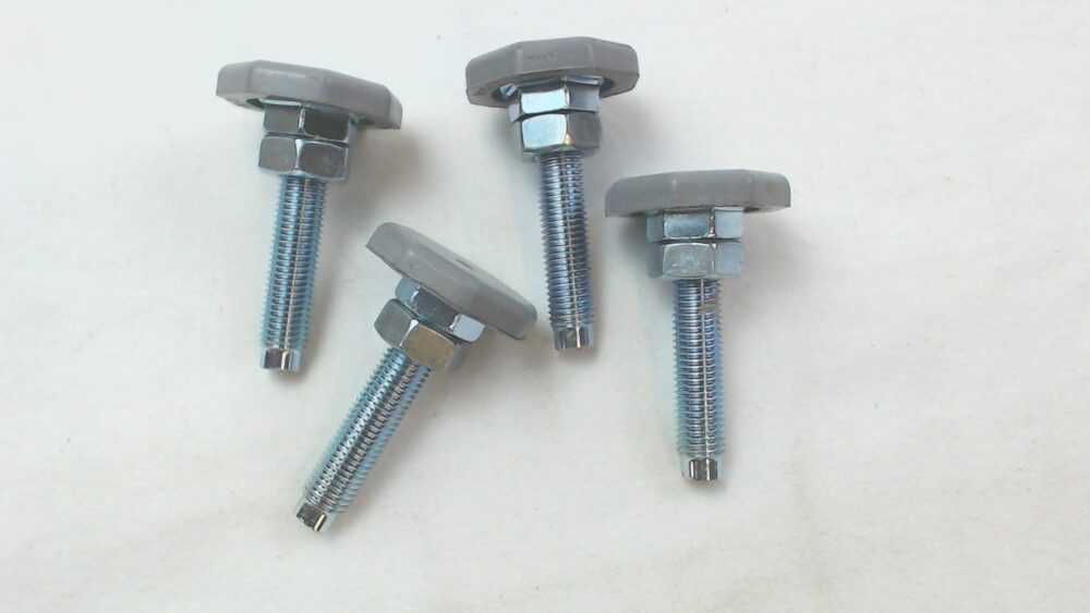 Skalbimo mašinos LG kojelių komplektas,4 vnt,orig Anti-vibration soles of washing machines installation frames and other parts