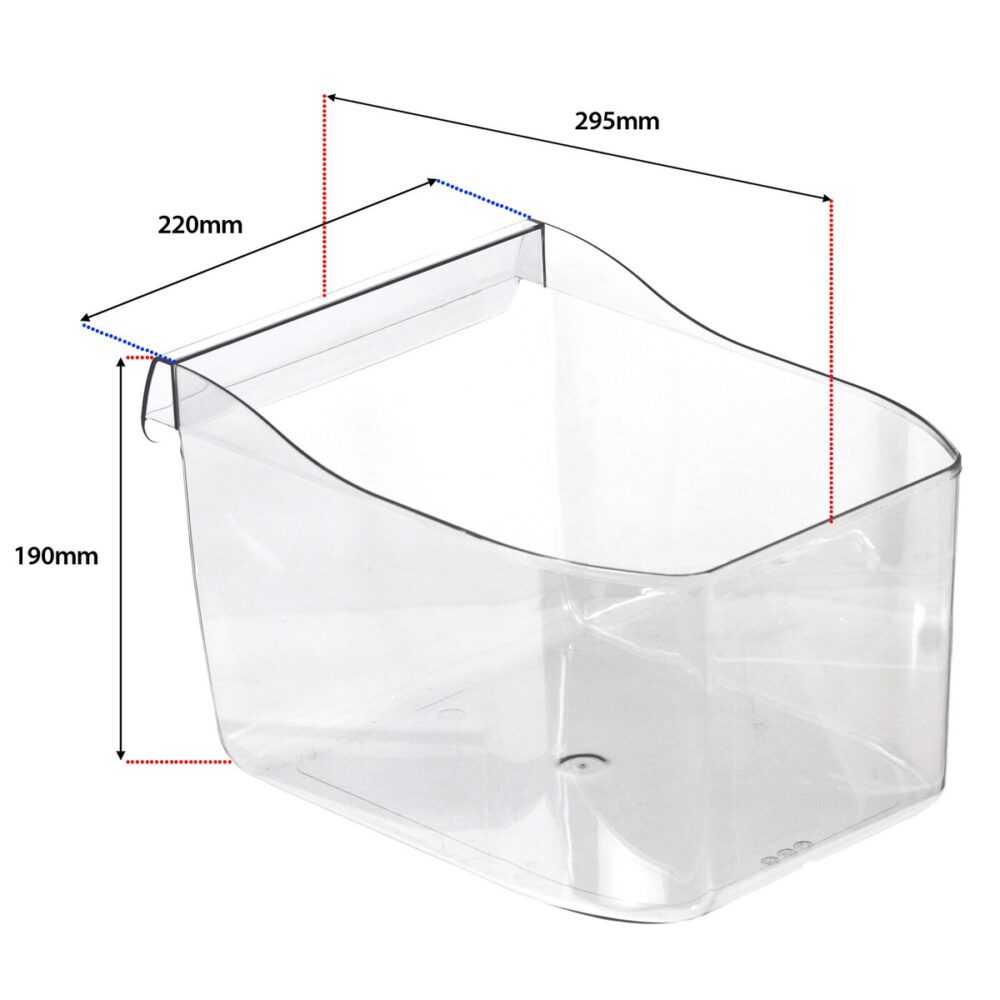 Šaldytuvo KÜPPERSBUSCH,HISENSE/GORENJE daržovių stalčius Šaldytuvo KÜPPERSBUSCH,HISENSE/GORENJE daržovių stalčius Holders for household refrigerators, drawers, shelves and other plastic details