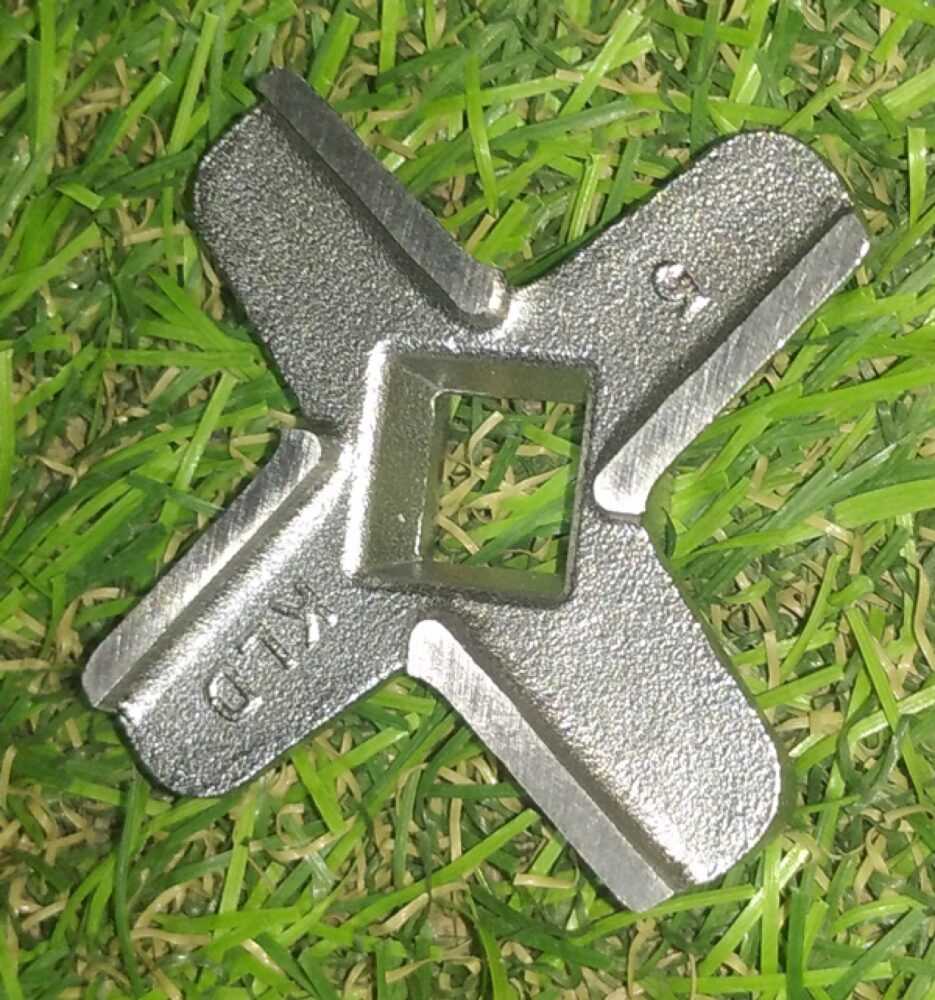 Peilis mėsmalei KENWOOD, DELONGHI, skylė 9x9mm, D-46mm, orig.Cutter-Stainless Steel AT261/AT281 Parts of the meat grinder