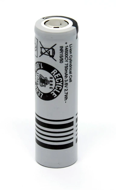 Akumuliatorius BRAUN. 14500 3.6V-750mAh lithium battery ,1vnt Silicone adhesives insulation battery batteries Bearded,epilators, etc.